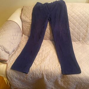 Lands' End Deep Navy Corduroy Trousers Size 18/20